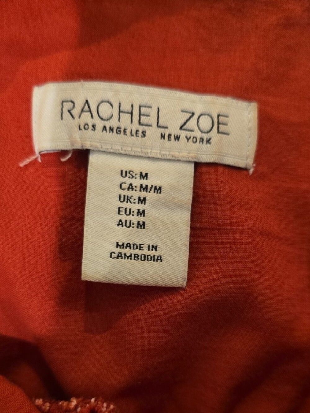 Rachel Zoe Orange and Cream Floral Maxi Dress - Picture 2 of 4
